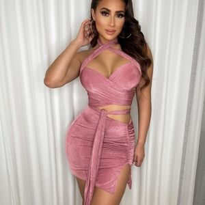 Life of the party 2pc skirt set